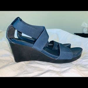 Navy Ralph Lauren Wedges